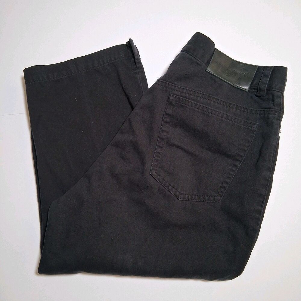 Lauren Jeans Co Ralph Lauren Capri Jeans Size 10P Black Chino Preppy Minimalist